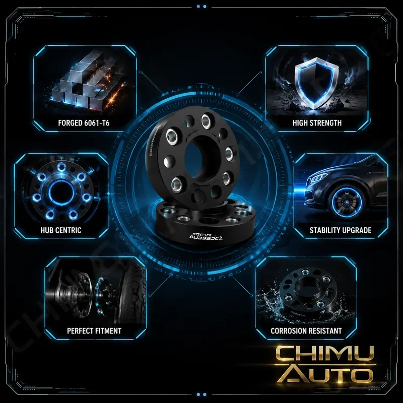 Фото 【CHIMU AUTO】 Для Mercedes-Benz A, C, E, S, CLS, CLA, GLS, GLA класса, кованый проставочный адаптер для колес 5x112, 66.6 мм, центрирующий по ступице, 6061-T6 №2