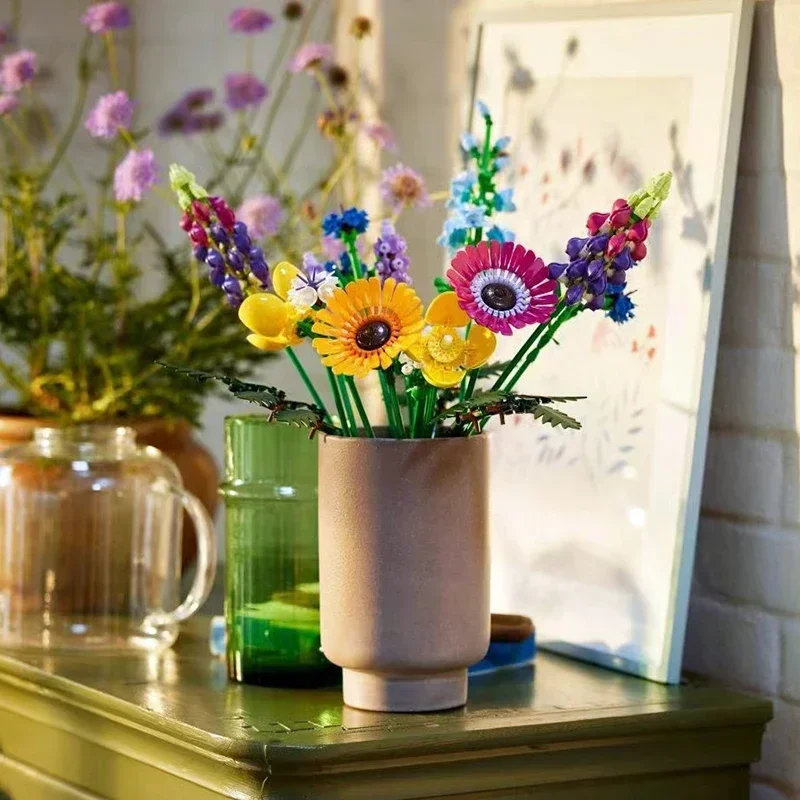 Вечная искусственная Хризантема цветок украшение для дома 10313 букет диких цветов