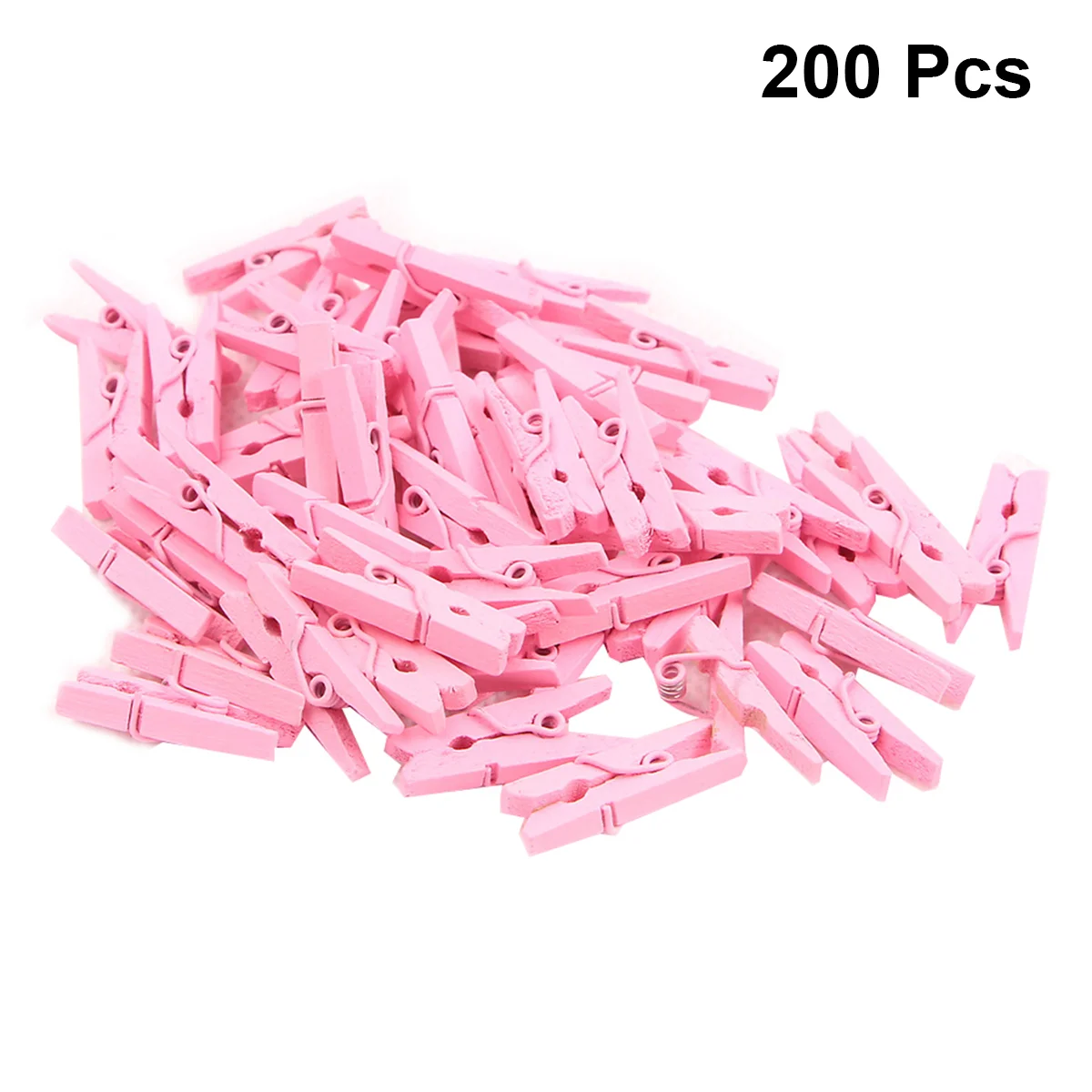 200 шт. простые зажимы для фотографий мини-деревянные держатели декор комнаты с