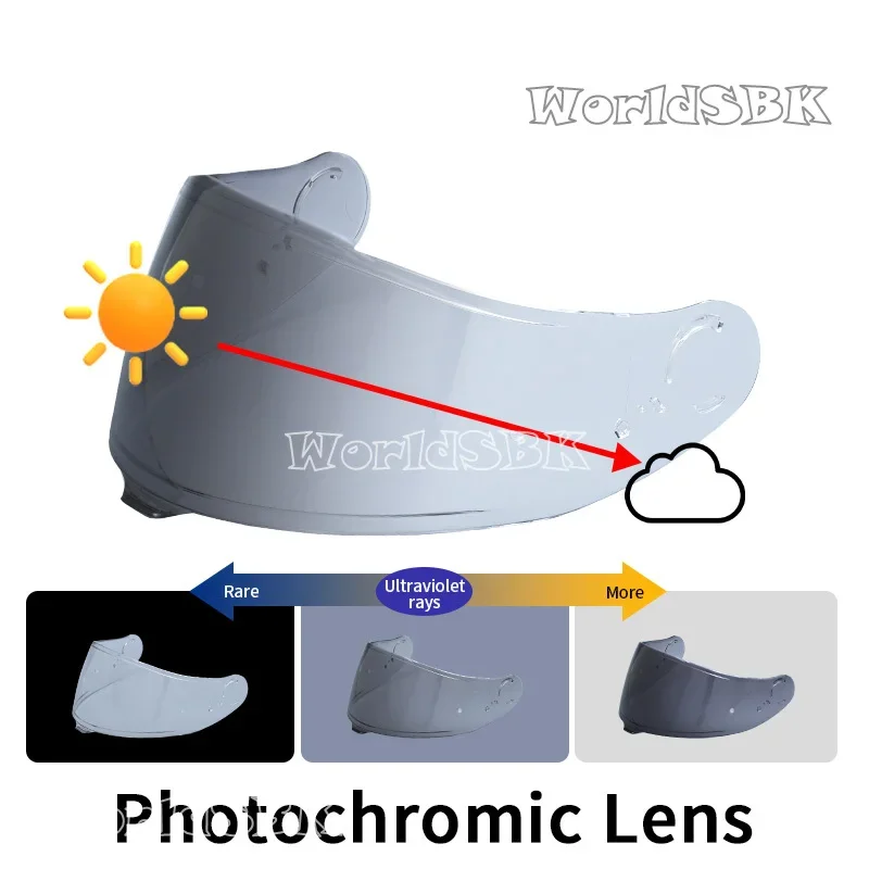 

Фотохромный козырек gt air 3, для SHOEI CNS-1C CNS 1C GT-Air3 GT Air 3, линза для мотоциклетного шлема, стеклянный видоискатель, прозрачный