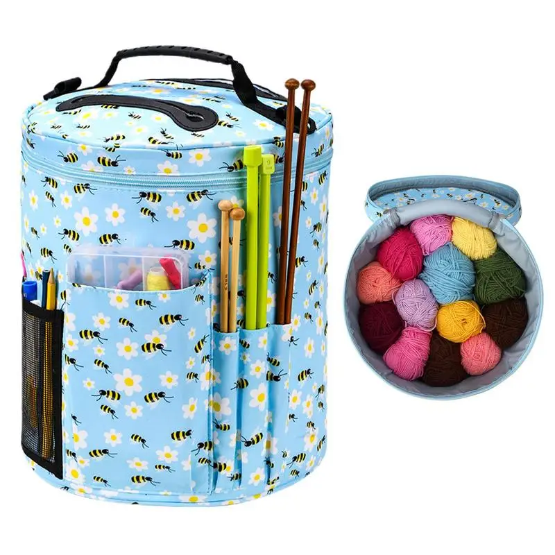 

Multifunctional Portable Knitting Bag Wool Crochet Crochet Yarn Storage Bag Sewing Needle Sewing Accessories Storage Bag