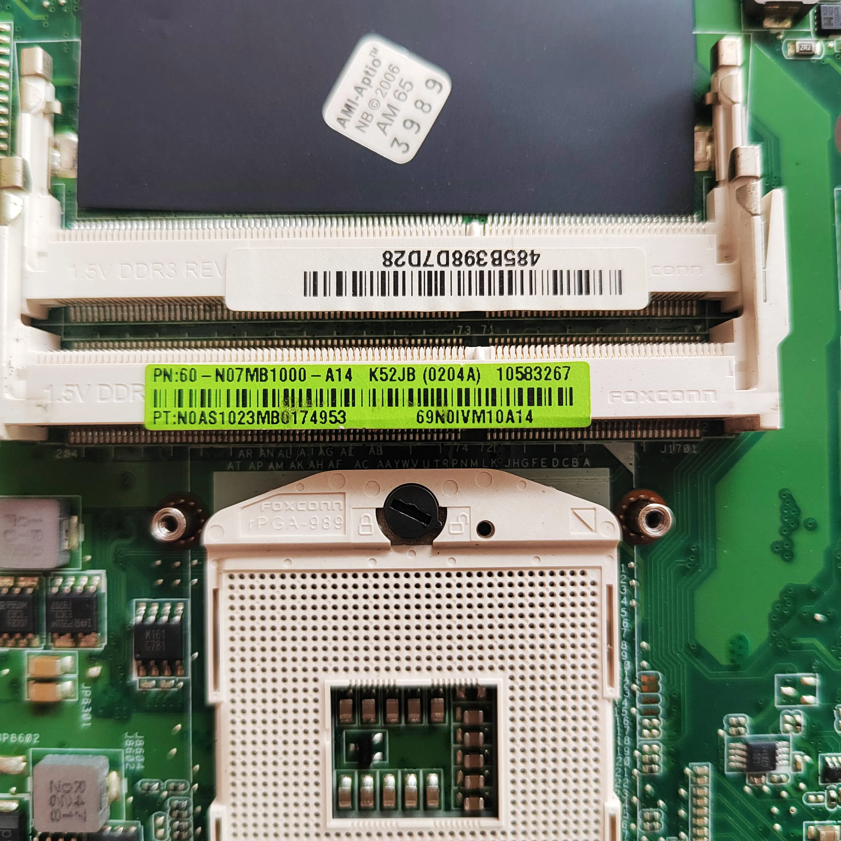 Материнская плата K52JR для ASUS K52JC K52JT K52J NotebooK материнская ноутбука HD5145/512MB REV2.0 100%