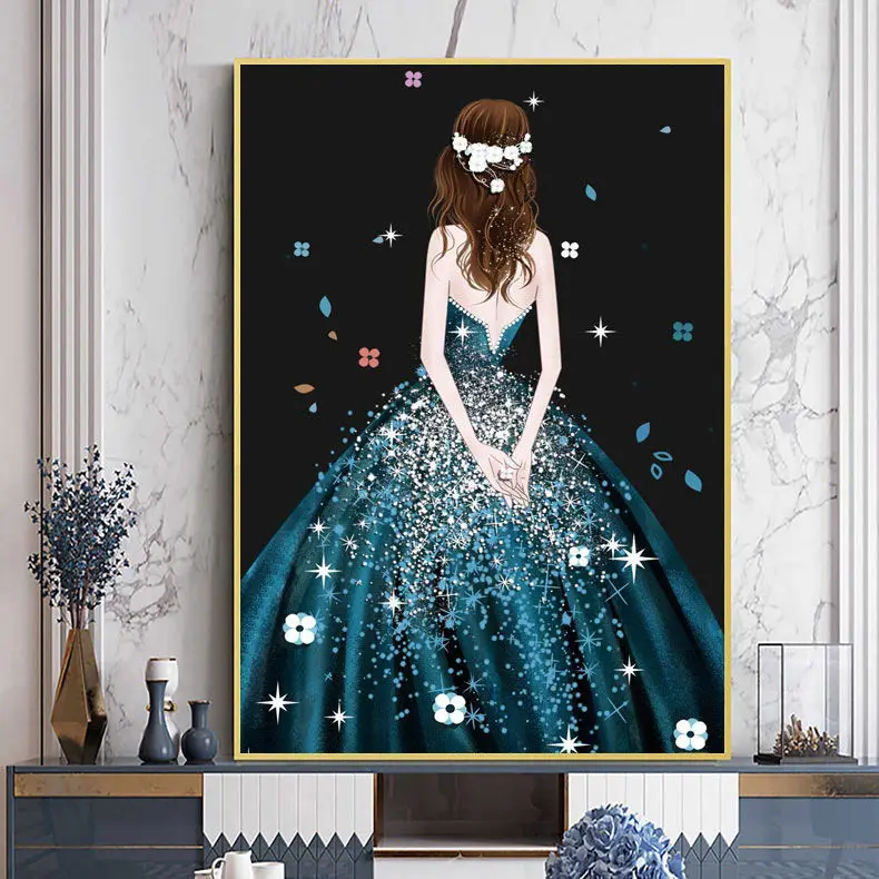

5D Diamond Painting Kit Peacock Elephant Animal Mosaic DIY Dandelion Diamond Embroidery Rhinestone Home Decoration Diamond Art