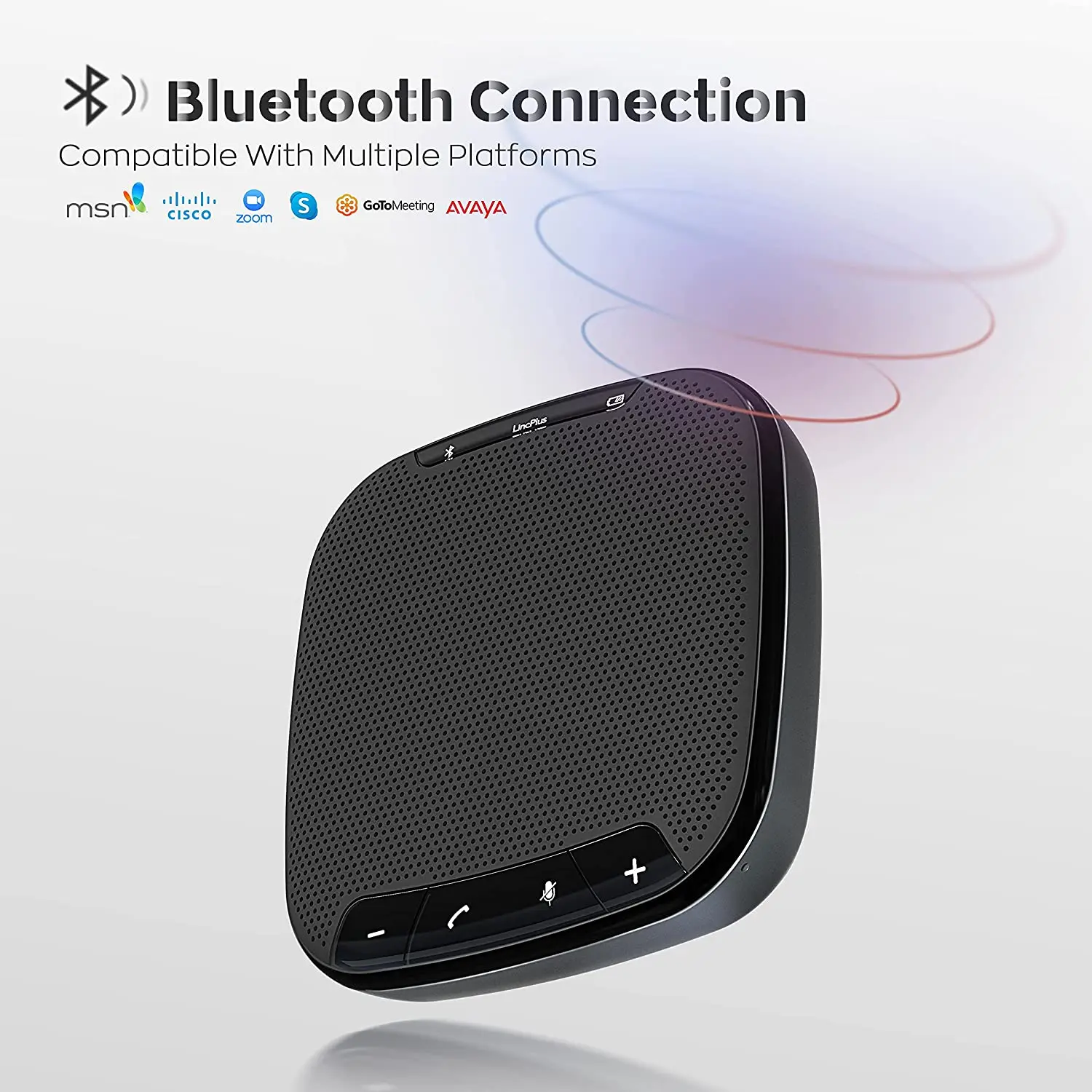 LincPlus C1 Bluetooth Громкая связь с микрофоном Перехват голоса на 360° Шумоподавление