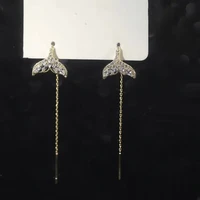 2022 new creative drop earrings small drop earrings for women fashion korean long ear line chic party jewelry accessories gift