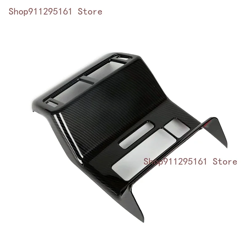 

Автомобильные аксессуары для Land Rover Range Rover Velar 2017-2018, углеродное волокно, вид сзади, кондиционирование воздуха, вентиляционное отверстие, рамка, крышка