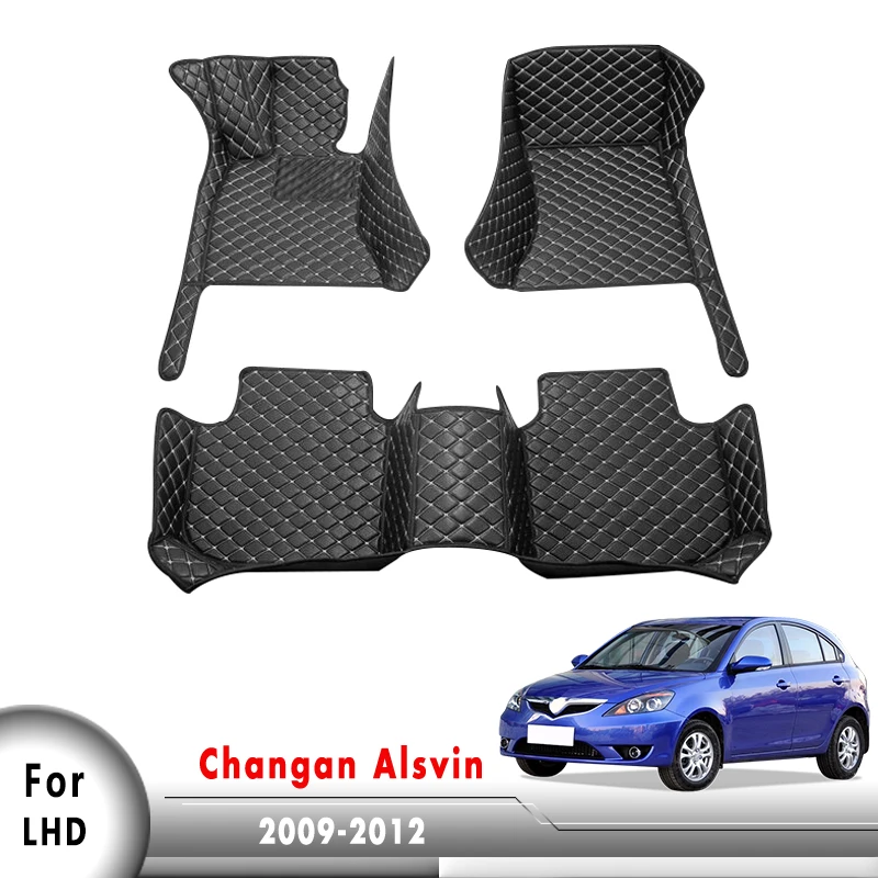 

Автомобильные коврики для Changan Alsvin 2012 2011 2010, автомобильные коврики, коврики, аксессуары для интерьера, изделие под заказ, водонепроницаемые ...