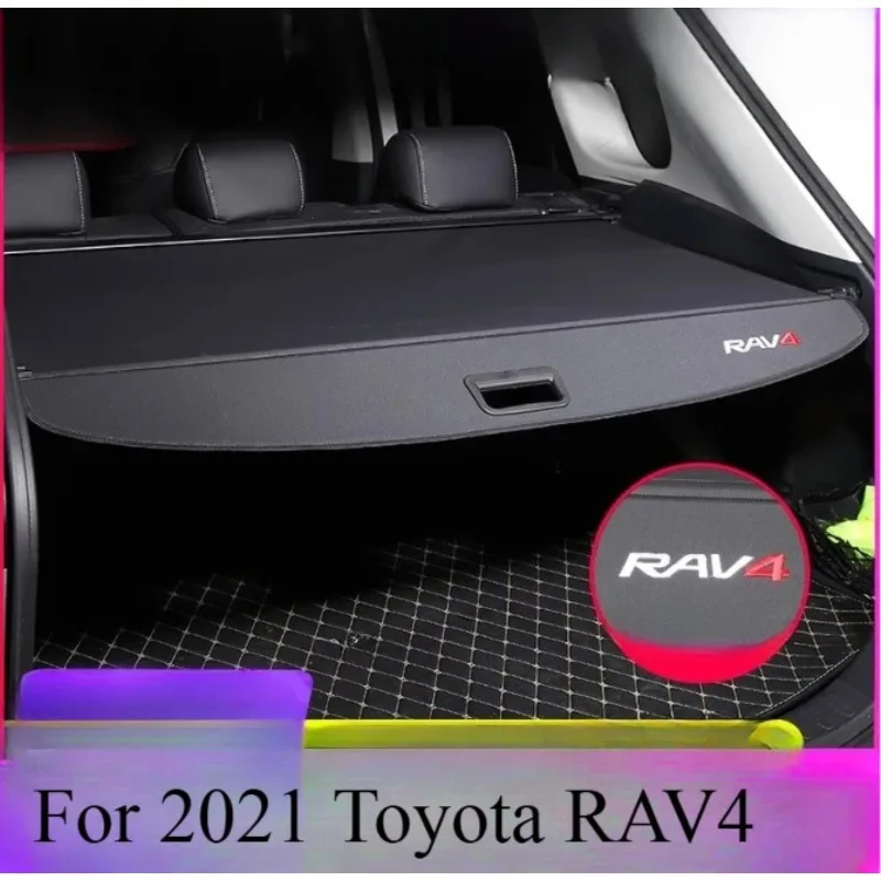 Фото Для Toyota RAV4 2021, крышка занавески Wildlander, перегородка багажника, доска для хранения, аксессуары для модификации автофургона, аксессуары для интерьера №1