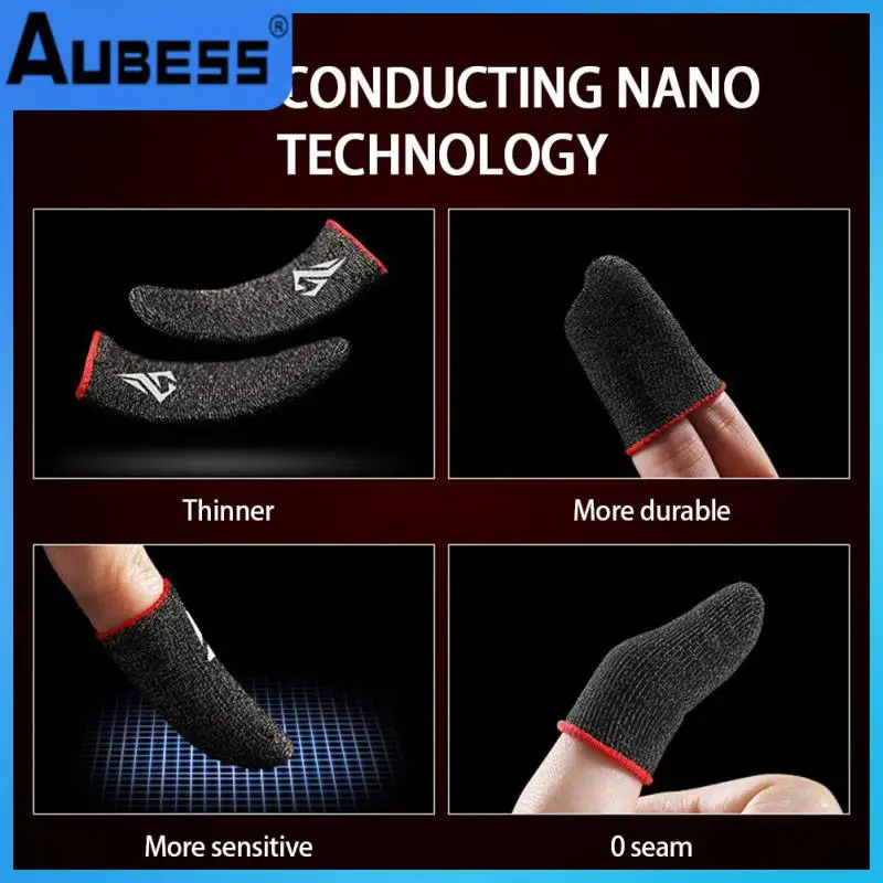 

Anti-slip Game Controller Breathable Finger Thumb Sleeve Gloves For Pubg Finger Sleeves Sweat-proof For Gamer Finger Cover