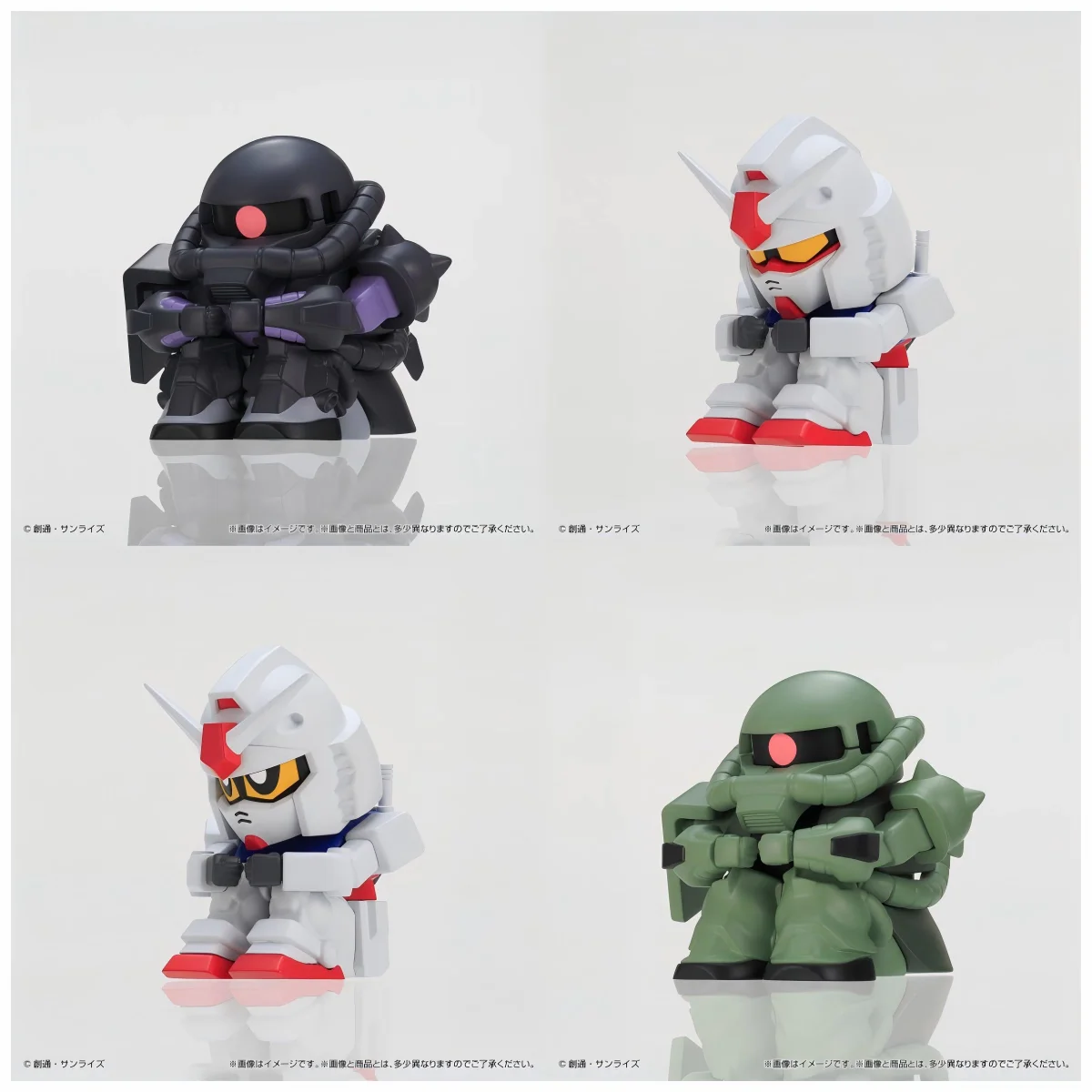 Фото Коллекционная фигурка Bandai Gundam Capsule Toy Rx 78-2, оригинальный размер L, в сидячей позе, настольное украшение для взрослых коллекционеров аниме №3