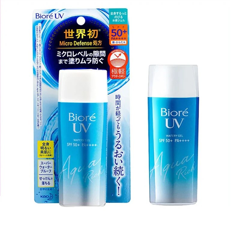 

Biore UV Aqua Rich Watery Essence Sunscreen Japan Cosmetic SPF50 Skin Care Sunscreen Cream Gel Lotion for Face Body 50ml