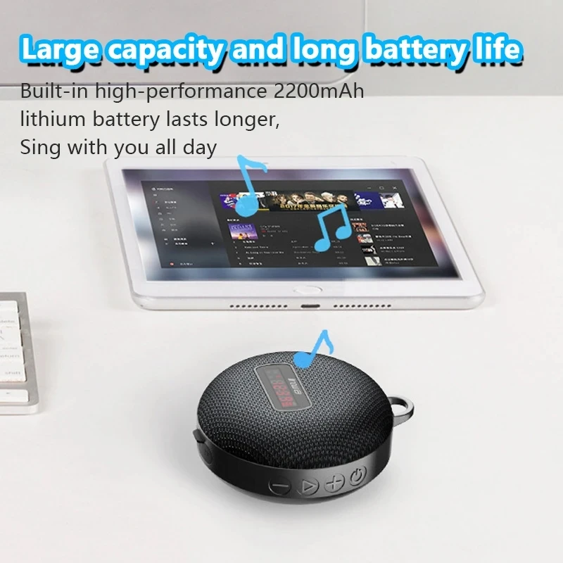 Фото Портативная Bluetooth-Колонка Caixa De Som, музыкальная Беспроводная мини-колонка с сабвуфером №5
