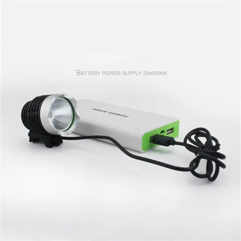 

Водонепроницаемый велосипедный передний фонарь с USB-интерфейсом, мощный мобильный светильник для горного велосипеда, яркое мощное оборудование для ночной езды
