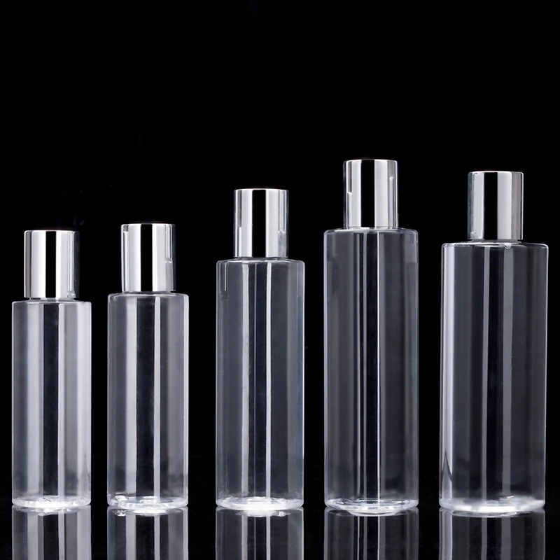 

100-250 мл прозрачная плоская Наплечная ПЭТ гидрозол, тонер-бутылка, упаковка для косметических бутылок