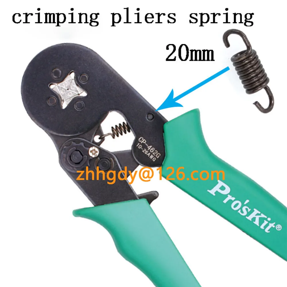 5PCS Crimping pliers spring CP-462G series crimping pliers spring square crimping pliers spring 20mm