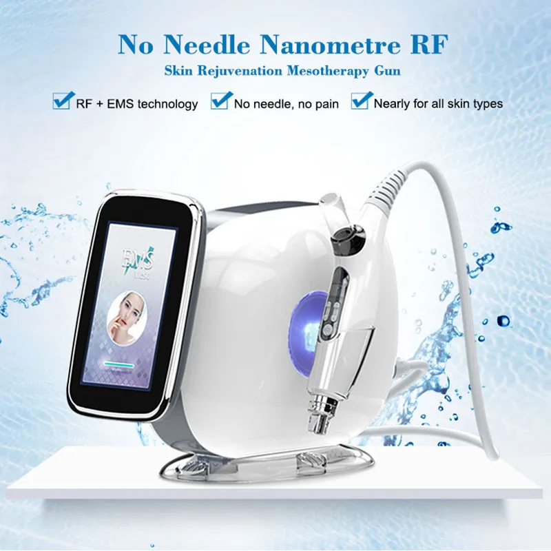 

Water Meso RF Injector Nano Hydra Injector Portable EMS Mesotherapy Machine Hydrolifting Gun Face Lifting Tighten rejuvenation