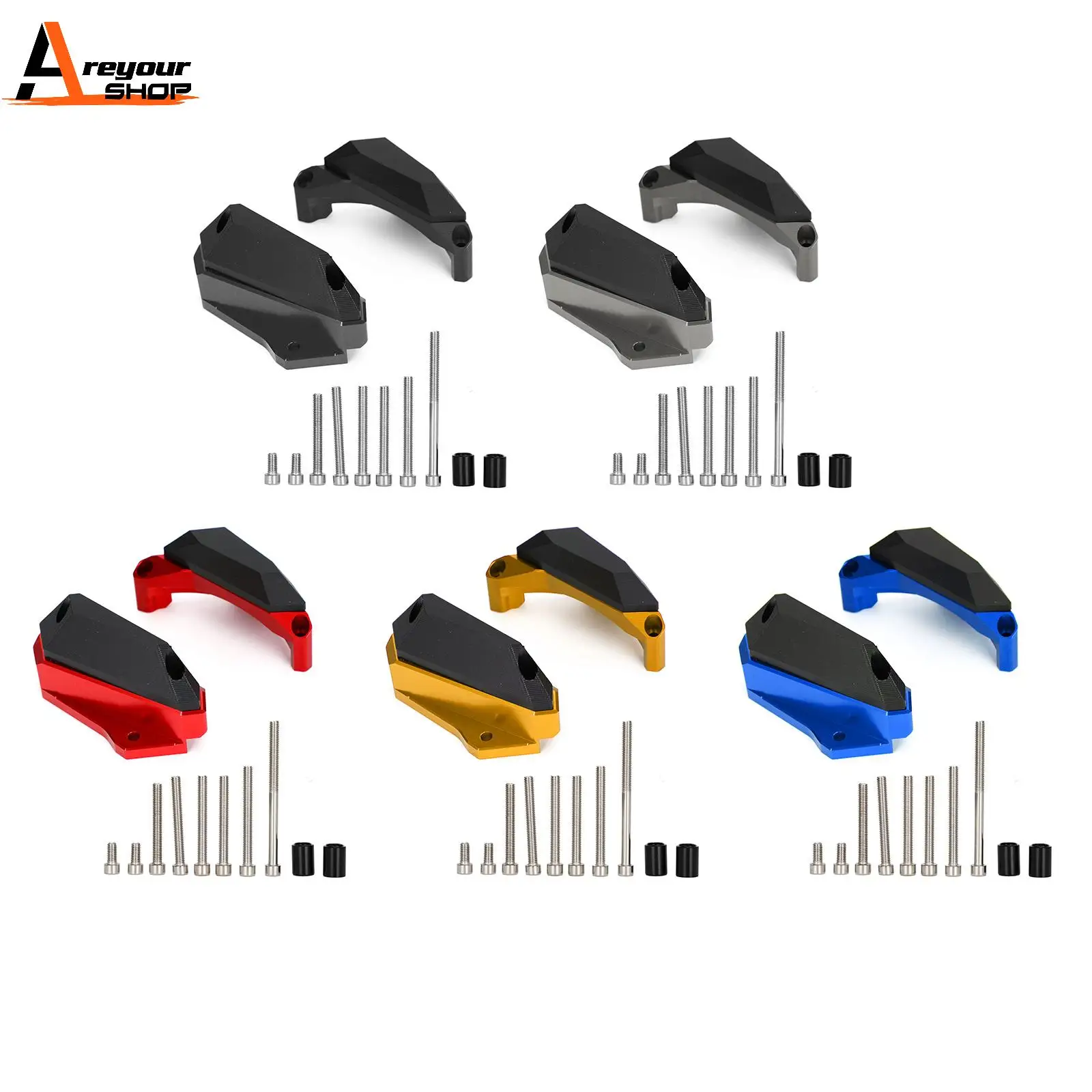 Areyourshop слайдер статора двигателя протектор стопорной колодки для Yamaha YZF R3 R25 2013 2014