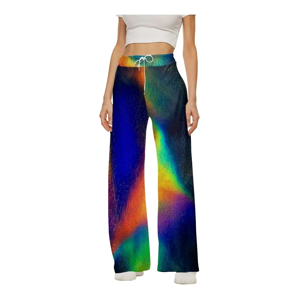 SOJINM Women Printing Summer Wide Leg Pants Baggy Sweatpants Joggers Fashion Bottoms Streetwear Casual Trousers 5XL
