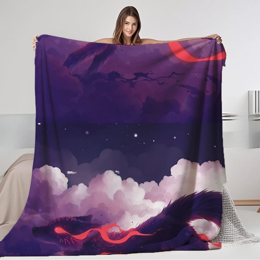 Богемное фланелевое одеяло на весну/осень джемпер с облаком вязаное можно