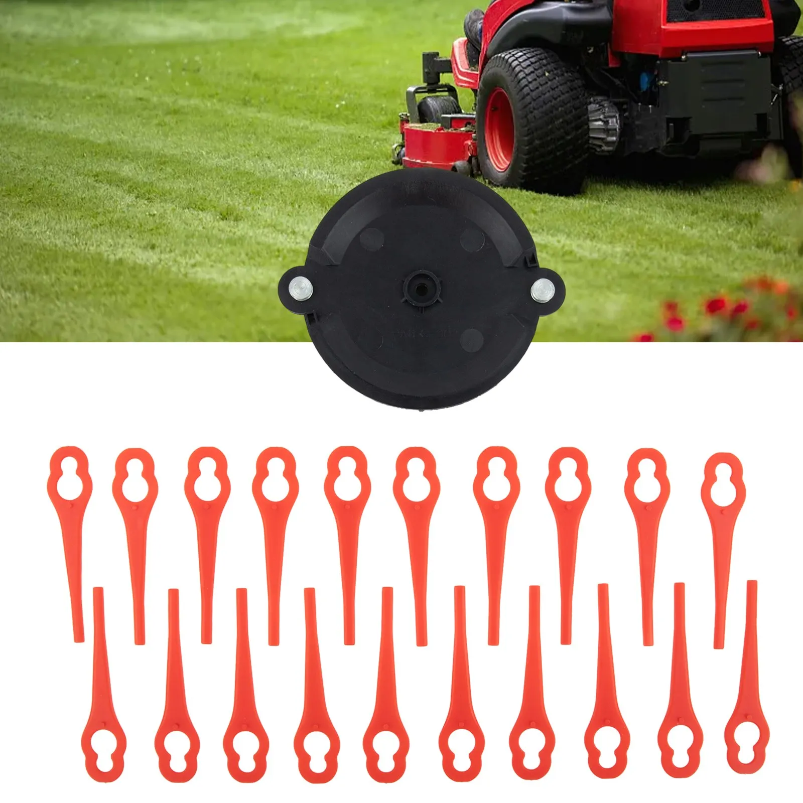

21pcs Grass Trimmer Baldes Mower Cutter Head Set For Parkside PRTA 20-LiA1 LIDL IAN 311046 91099406 Garden Power Tool Parts