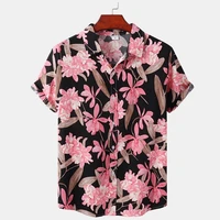 2022 summer fashion harajuku new sunflower print shirts mens fashion beach shirts hawaiian vacation tops party wear