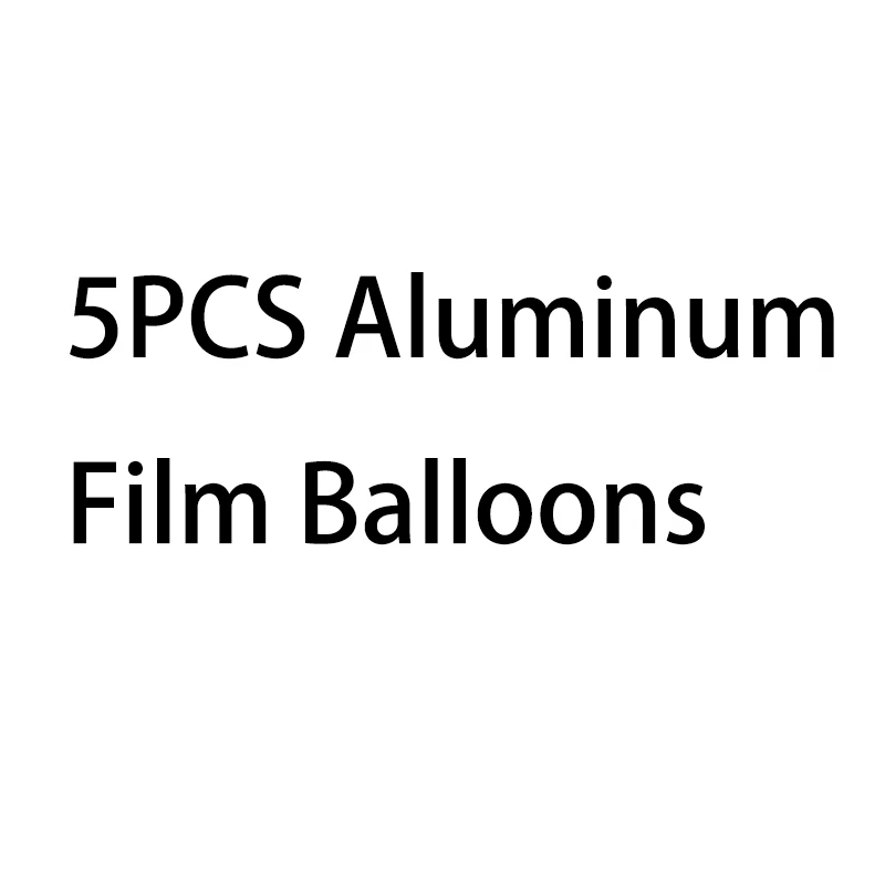 

5PCS Aluminum Film Balloons helium Air Balls