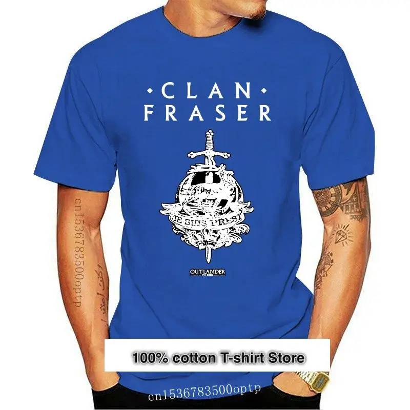 Camiseta Outlander Clan Fraser con emblema para mujer, ropa de rendimiento, a la moda, nueva