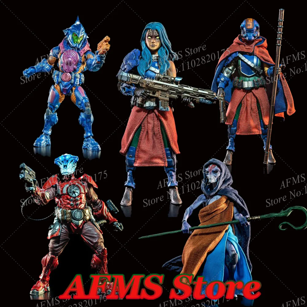 Четыре рыцаря Вселенная Легион 3 волны масштаб 1/12 синий маг Альта женское копье