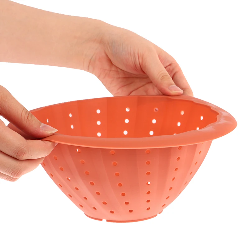 

Силиконовая сливная чаша, кухонный салатный Сжимаемый фильтр для мытья