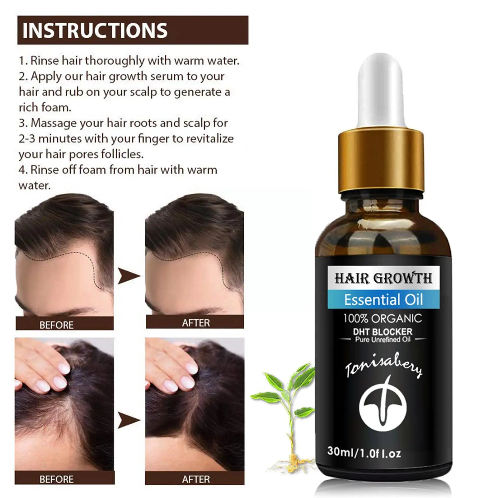 New Hair Growth Essential Oil Hair Care essence Plant Extract Repairing Hairliness Care Oil Repairing Scalp Health Beauty