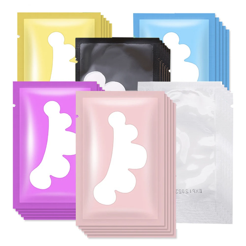 

50Pairs Eyelashes Hydrogel Patches EyePads Eyelash Extension Paper Stickers Lint Free Under Eye Pads Eyelash Patch Makeup Tools