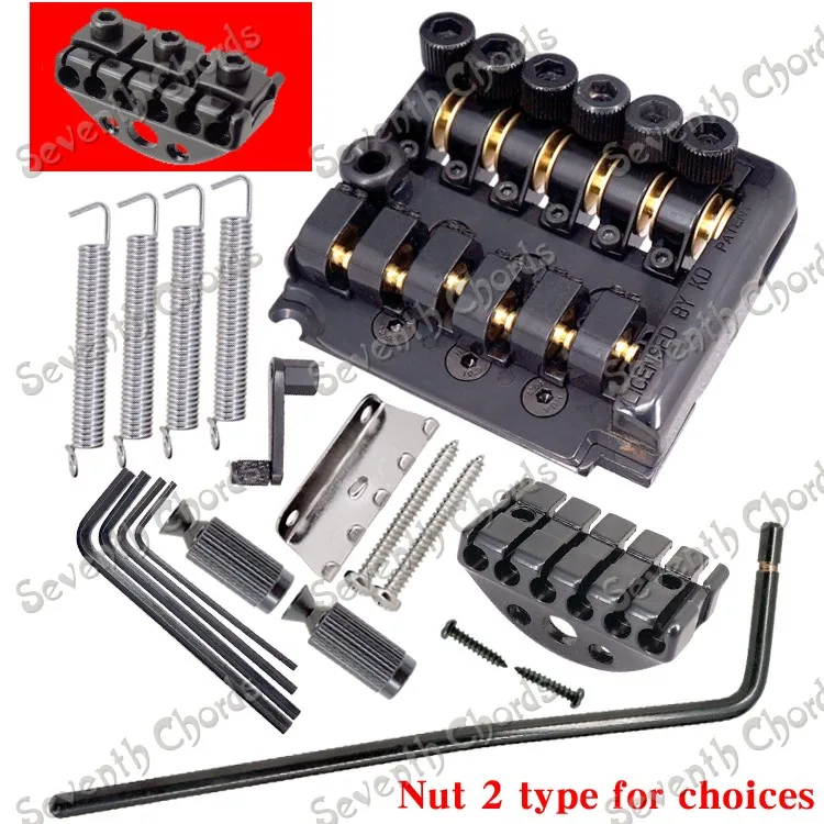 

Набор 6-струнных зажимов для моста Tremolo, Сменные аксессуары для гитары без головы