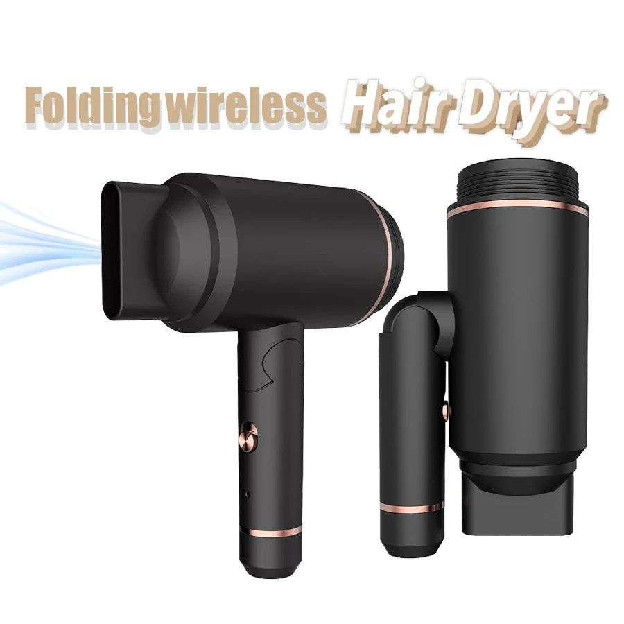 Hair Dryer Blow Wireless 110V US or 220V EU Plug Hot Cold Wind Professionaldryer Hairdryer For Hair Salon for Household Use enlarge