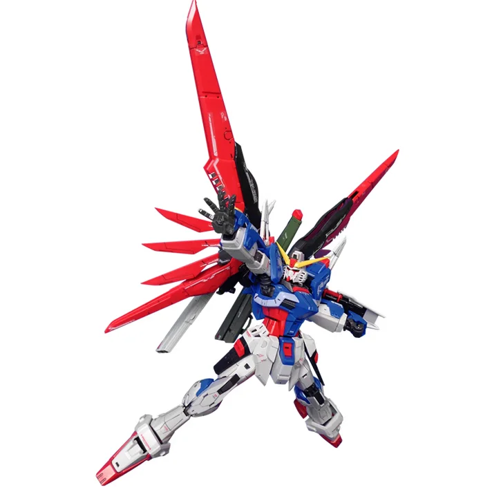 Фото Оригинальный сборный конструктор Bandai RG 144 Destiny Gundam Wings of Light Gundam SEED, модель меха, подарок для мальчиков №3
