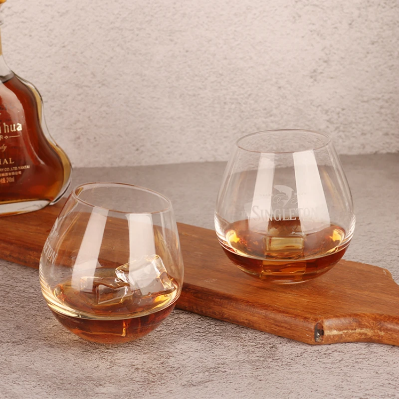 Фото Стакан для виски Scotch Single Malt Whisky Singleton в форме капли/яйца, устойчивый, для ликера, виски, вина, для бара, дропшиппинг №5