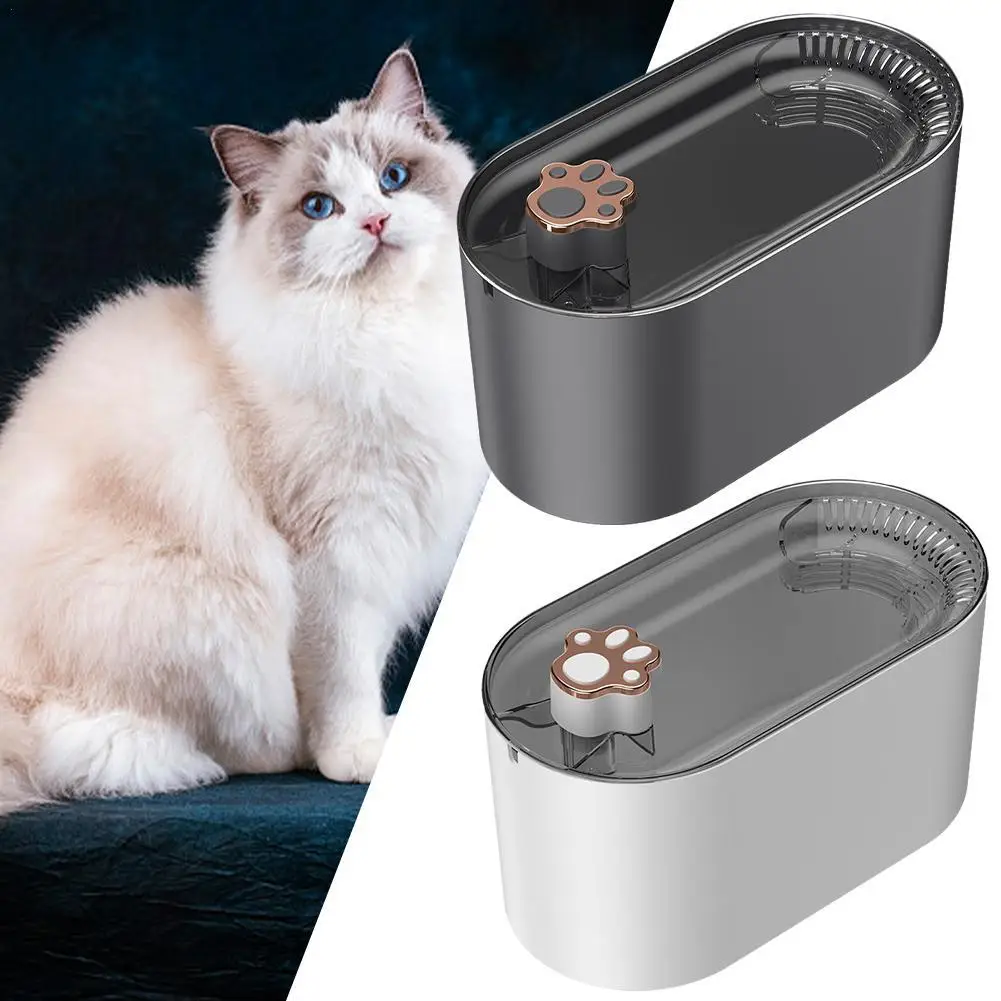 

Automatic Pet Cat Water Fountain with LED Lighting 5 Pack Filters 3L USB Dogs Cats Mute Drinker Feeder Bowl Drinking Dispenser