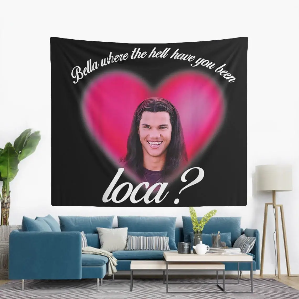 декор комнаты на стену макраме.хиппи.декор эстетикГобелен FFO Love Pink Bella Где черт вы