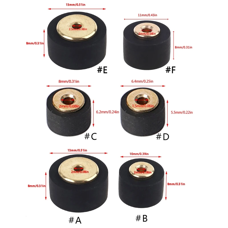 Cassette Deck Pinches Roller Tape For Sony Player Stereo