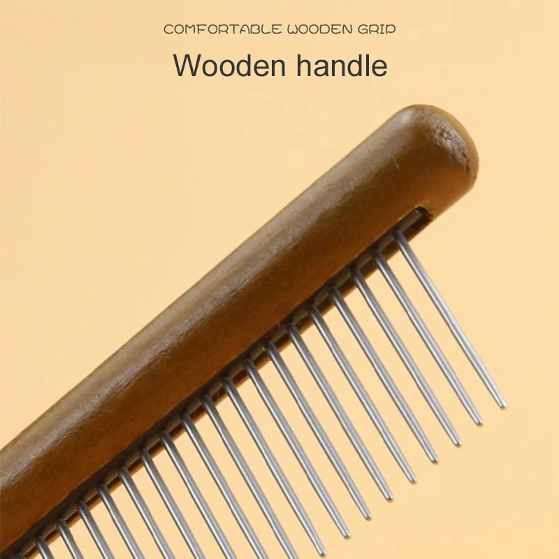 Щетка-Расческа для собак и кошек из нержавеющей стали |