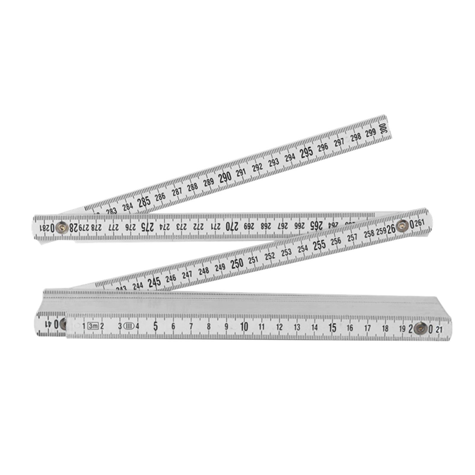 

2m Accurate Portable ABS Metric Woodworking Folding Measuring Double Scale Practical Carpenter Tools Professional Durable Ruler