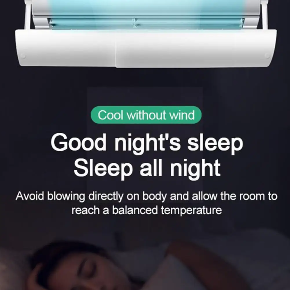 

Висячий кондиционер для лобового стекла, противоударный дефлектор воздуха для дома, перегородка для ветрового стекла, кондиционер W0U8