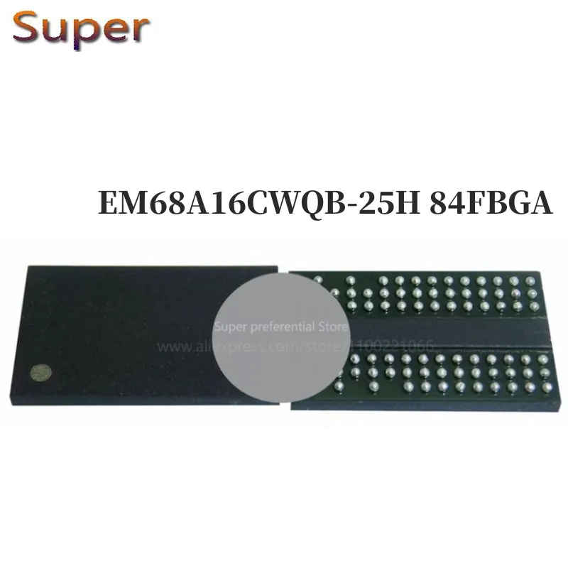 1 шт EM68A16CWQB-25H 84FBGA DDR2 256Mb 1 шт EM68A16CWQB-25H 84FBGA DDR2 256Mb