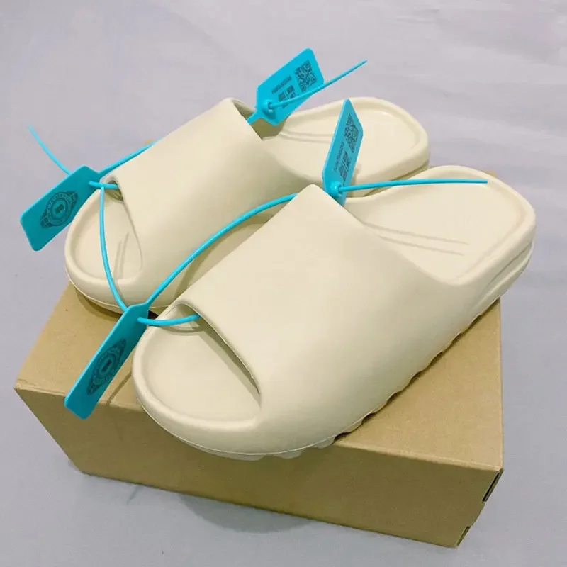 Тапочки Yeezy для мужчин и женщин повседневные Шлепанцы из ЭВА толстая подошва дома