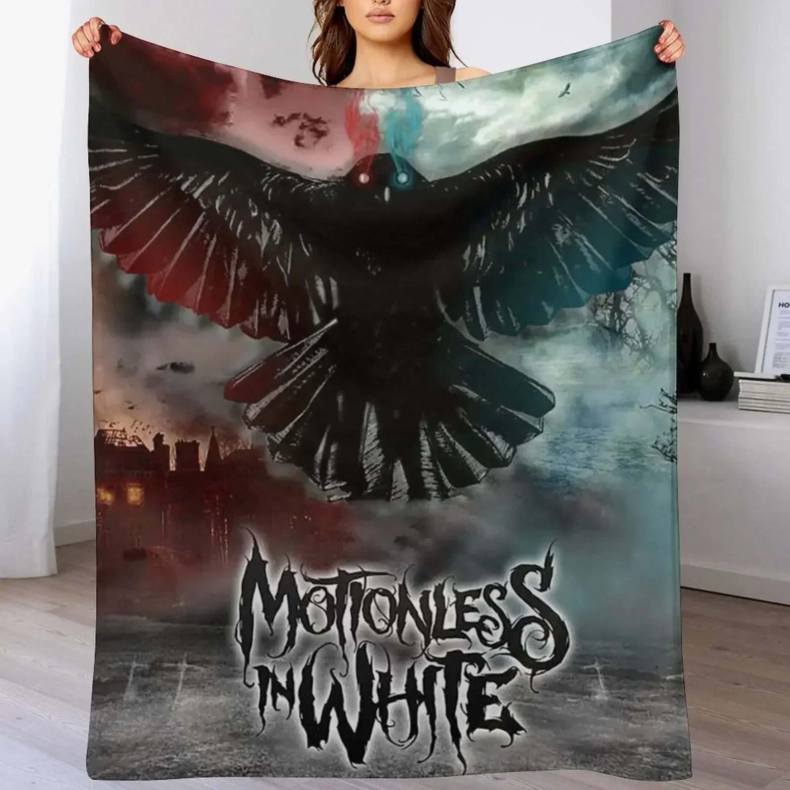 Одеяло Gagak Hitam для одиночных путешествий роскошная кровать модные одеяла