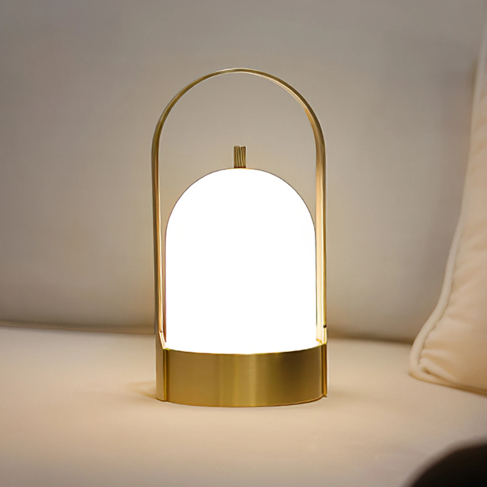 Modern Nordic Style Table Lamp Portable Bedside Lamp Touch Controlled Table Lamp Surface Plated For Bedroom Living Room