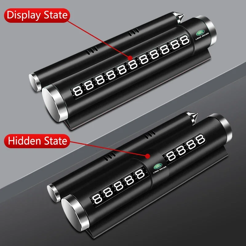 Автомобильная карта временной парковки номерной знак мобильного телефона для Land