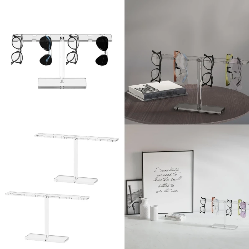 

2Pieces Acrylic Sunglasses Rack for Glasses Shop and Home Storage Eyeglasses Drop Shipping