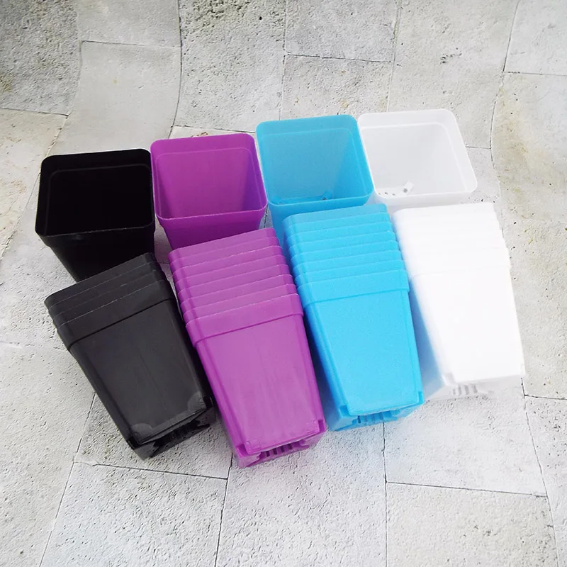 7 см 10 мини-горшки для цветов горшок выращивания растений пластиковый маленький