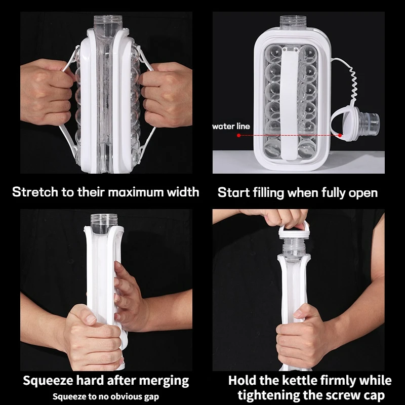 2 in 1 ice maker kettle ice cube mold kitchen bar accessories gadgets creative ice cube mold icemaker ice mold ice cube maker free global shipping