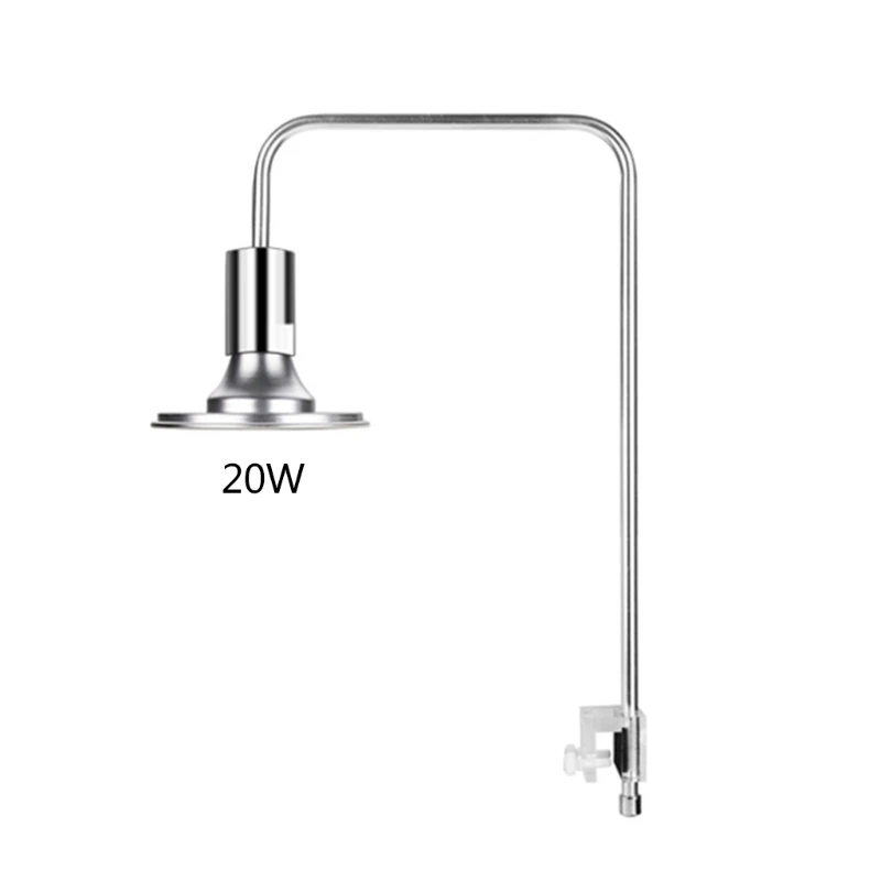 

220V 20W/40W Turtle Reptile Lighting Clip-on Fish Tank Light Aquarium LED Light Aquatic Water Grass Plant Growth Lamp 2022 New